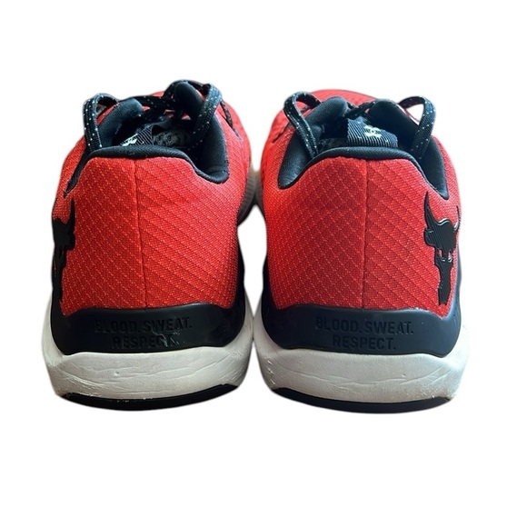 Under Armour Project Rock Training Sneaker Shoe Red BSR 2 Athletic Gym M8.5/W10 - Picture 5 of 16